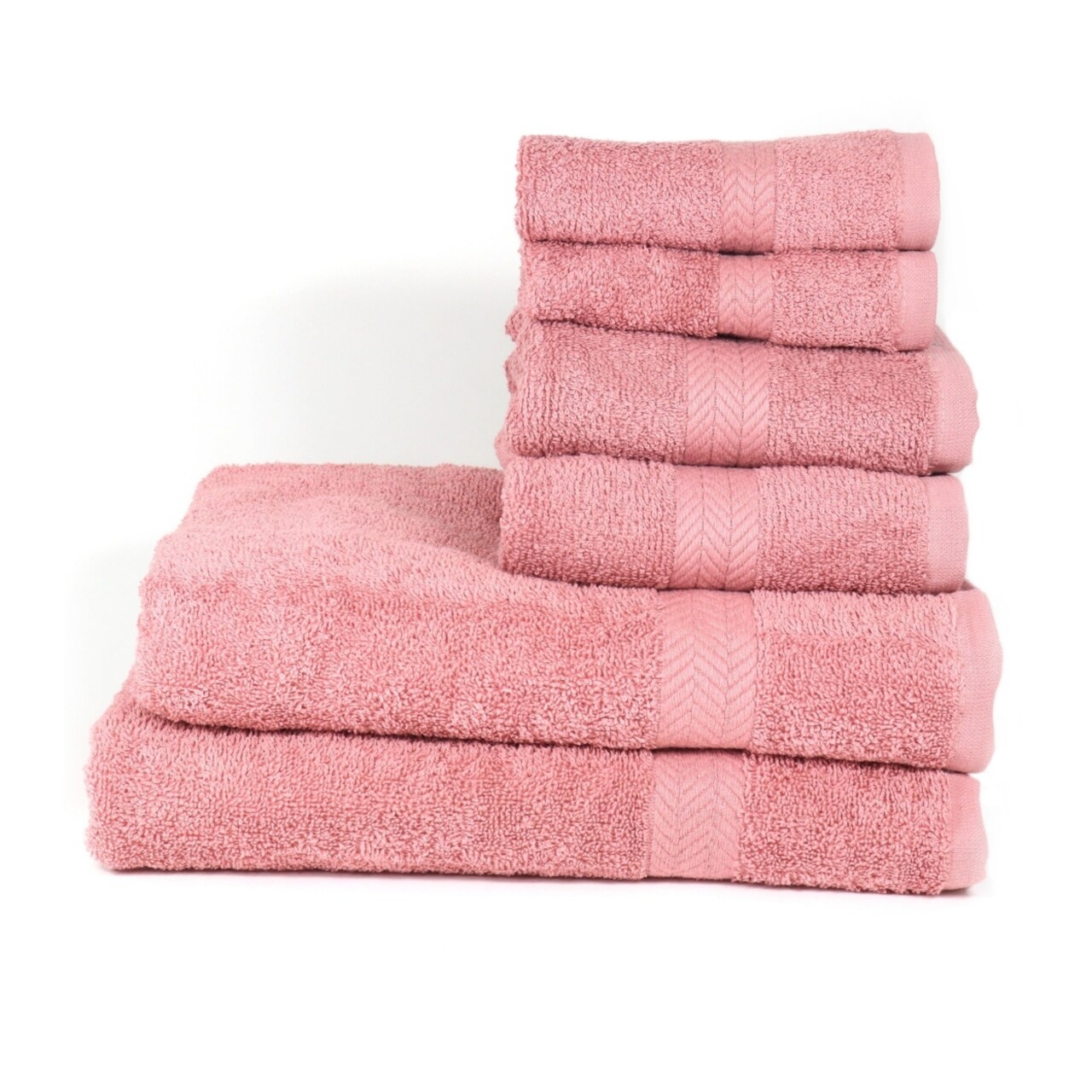 Arkwright Chelsea Six Piece Bath Towel Set, Two Each - Washcloths, Hand Towels and Bath Towels, Cotton, Color Options, Buy a Set